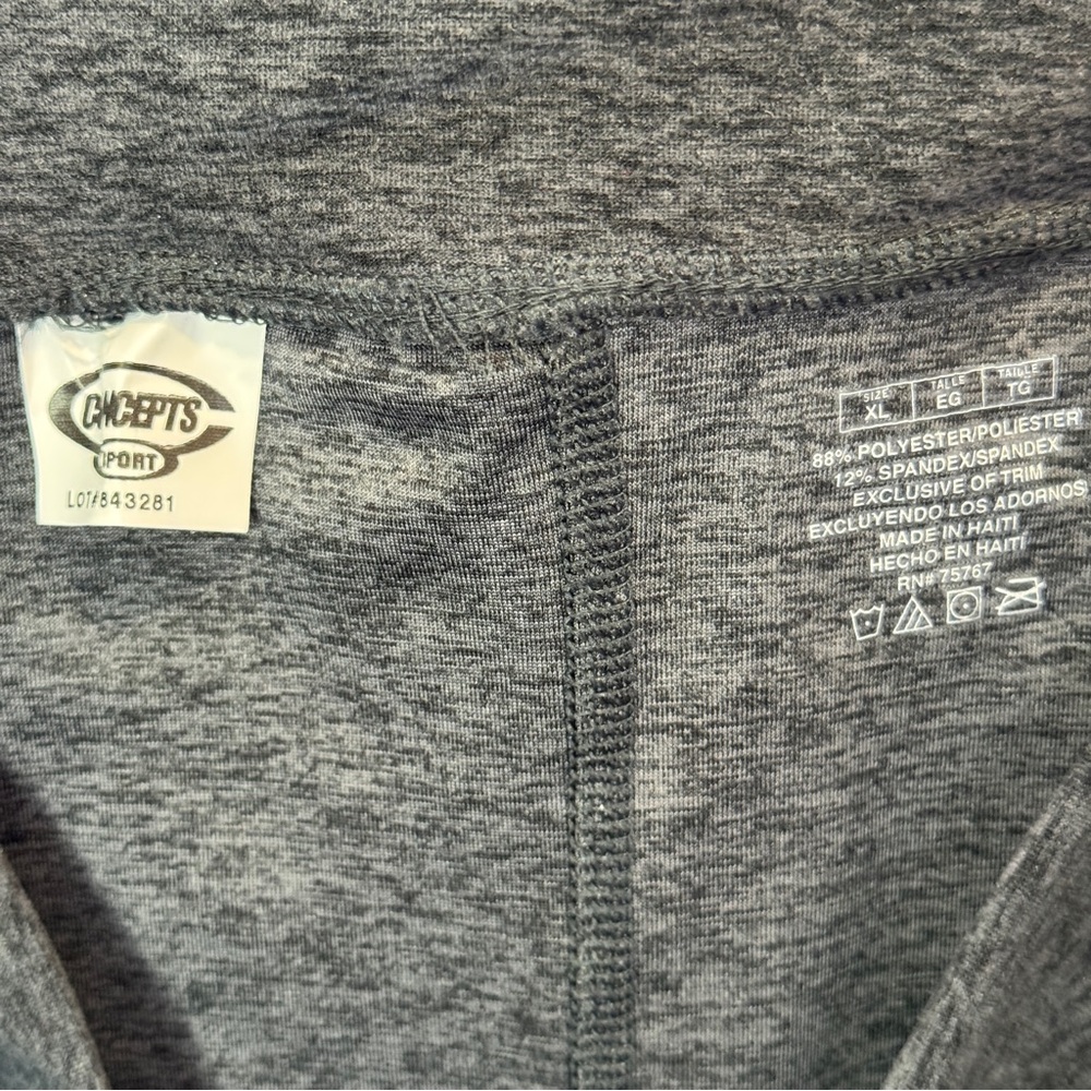 Concepts Sport Charcoal North Carolina Tar Heels Centerline Knit Skort XL $34.99 - Picture 5 of 7